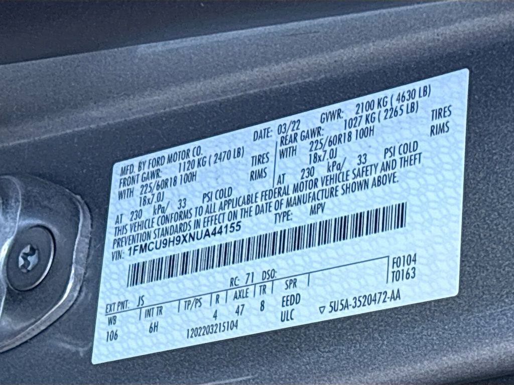 Used 2022 Silver Ford SEL image 30