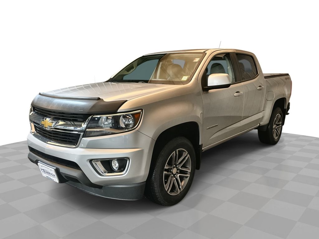 Silver Ice Metallic 2019 Chevrolet Colorado Pickup Truck Four-Wheel Drive 8-Speed Automatic
