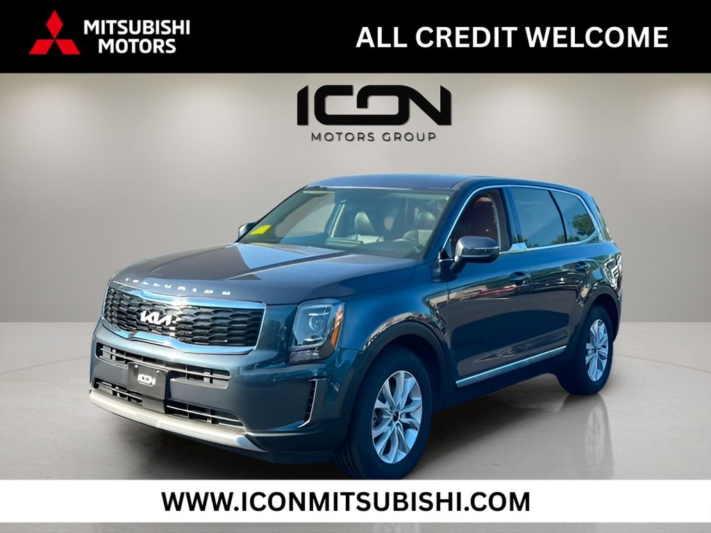 Gray (Gravity Grey) 2022 Kia Telluride SUV / Crossover All-Wheel Drive Automatic
