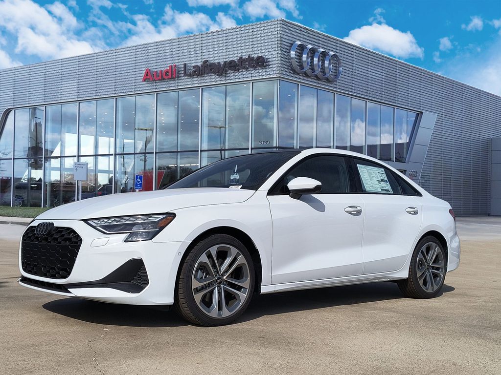 Glacier White Metallic 2026 Audi A3 quattro Premium Plus 40 TFSI Sedan All-Wheel Drive 7-Speed Automatic