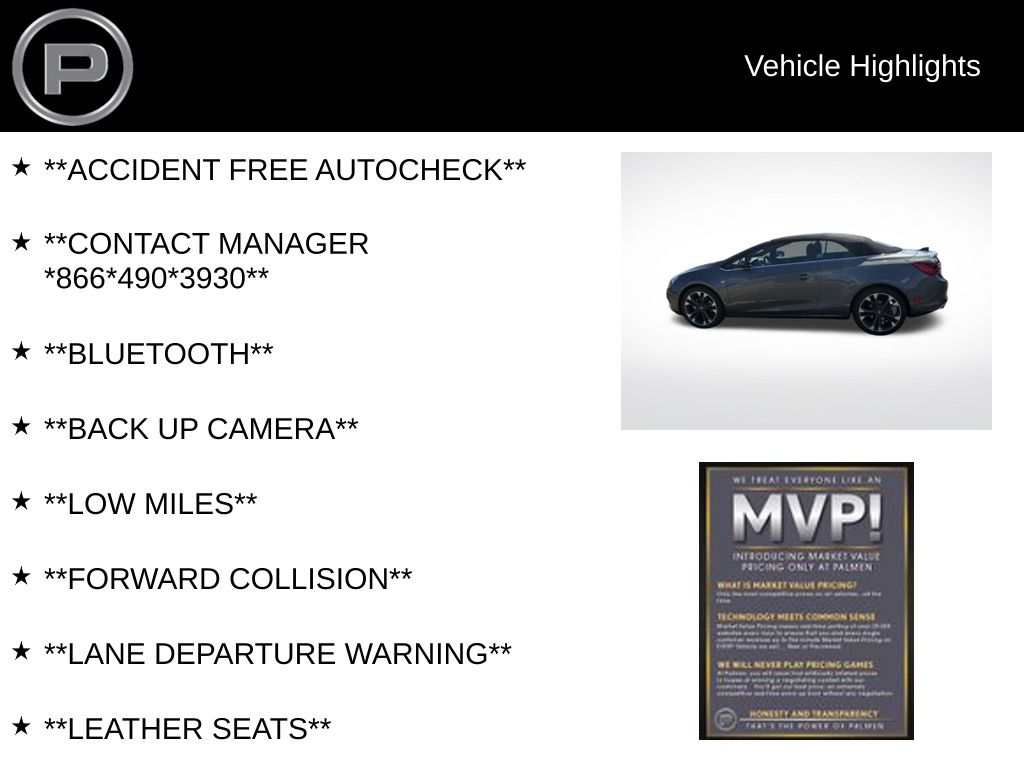 2017 Smoked Pearl Metallic Buick Cascada Premium FWD Convertible
