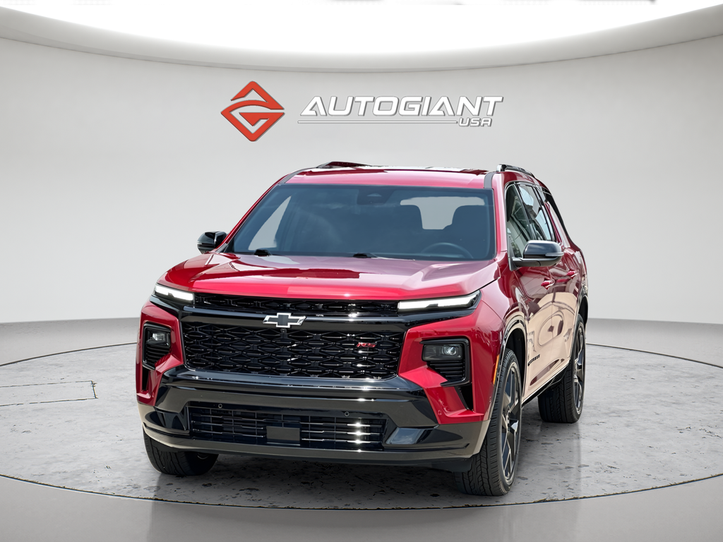 Radiant Red Tintcoat 2025 Chevrolet Traverse SUV / Crossover Four-Wheel Drive 8-Speed Automatic