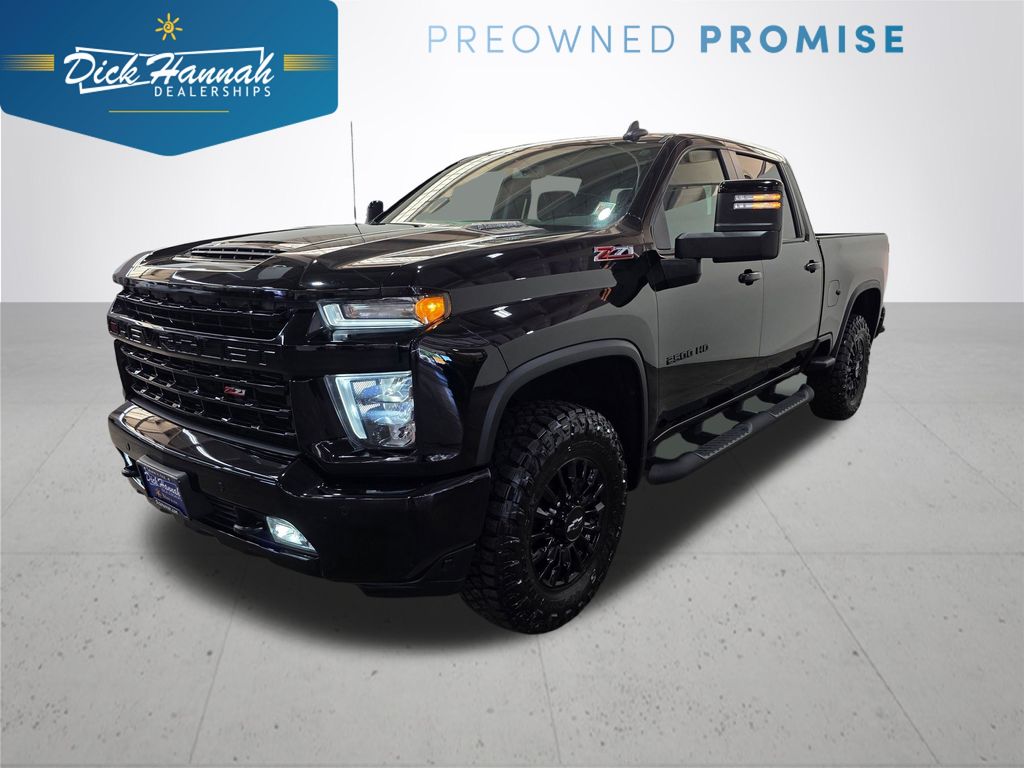 Black 2022 Chevrolet Silverado 2500HD Pickup Truck Four-Wheel Drive Automatic