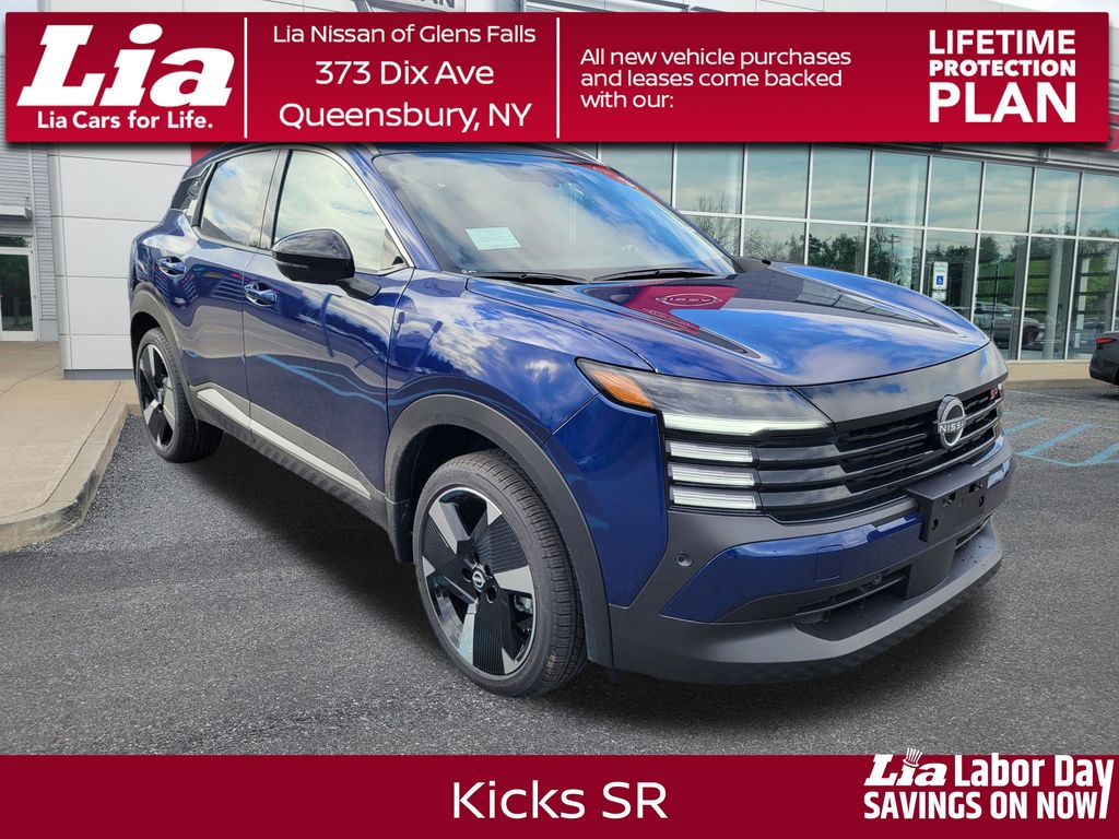 Deep Blue Pearl 2026 Nissan Kicks SUV / Crossover All-Wheel Drive Continuously Variable Transmission