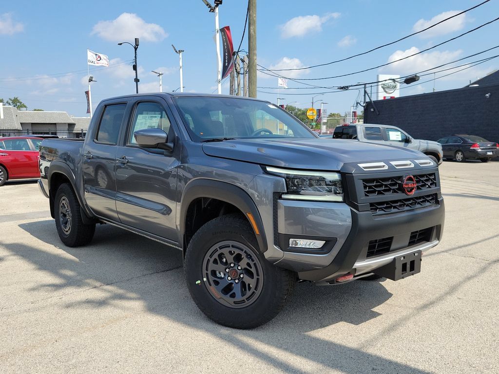 Gray (Gun Metallic) 2026 Nissan Frontier Pickup Truck Four-Wheel Drive 9-Speed Automatic Overdrive