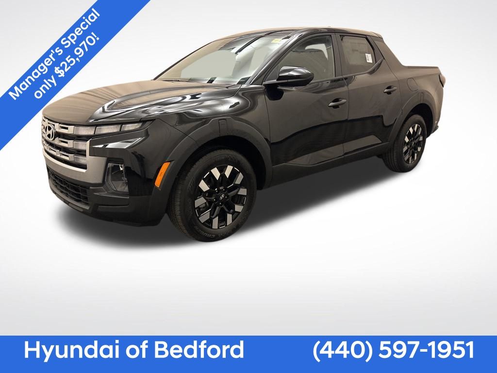 Phantom Black 2026 Hyundai Santa Cruz SE Crew Cab FWD Pickup Truck Front-Wheel Drive 8-Speed Automatic