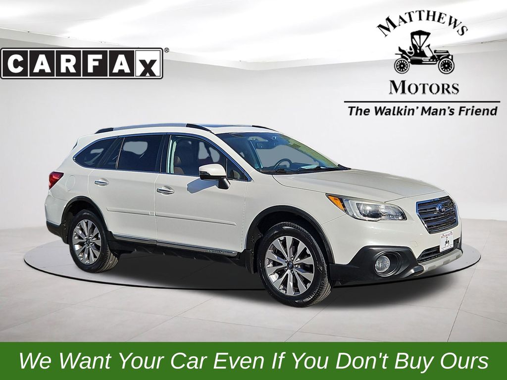 Crystal White Pearl 2017 Subaru Outback 3.6R Touring AWD Wagon All-Wheel Drive Continuously Variable Transmission