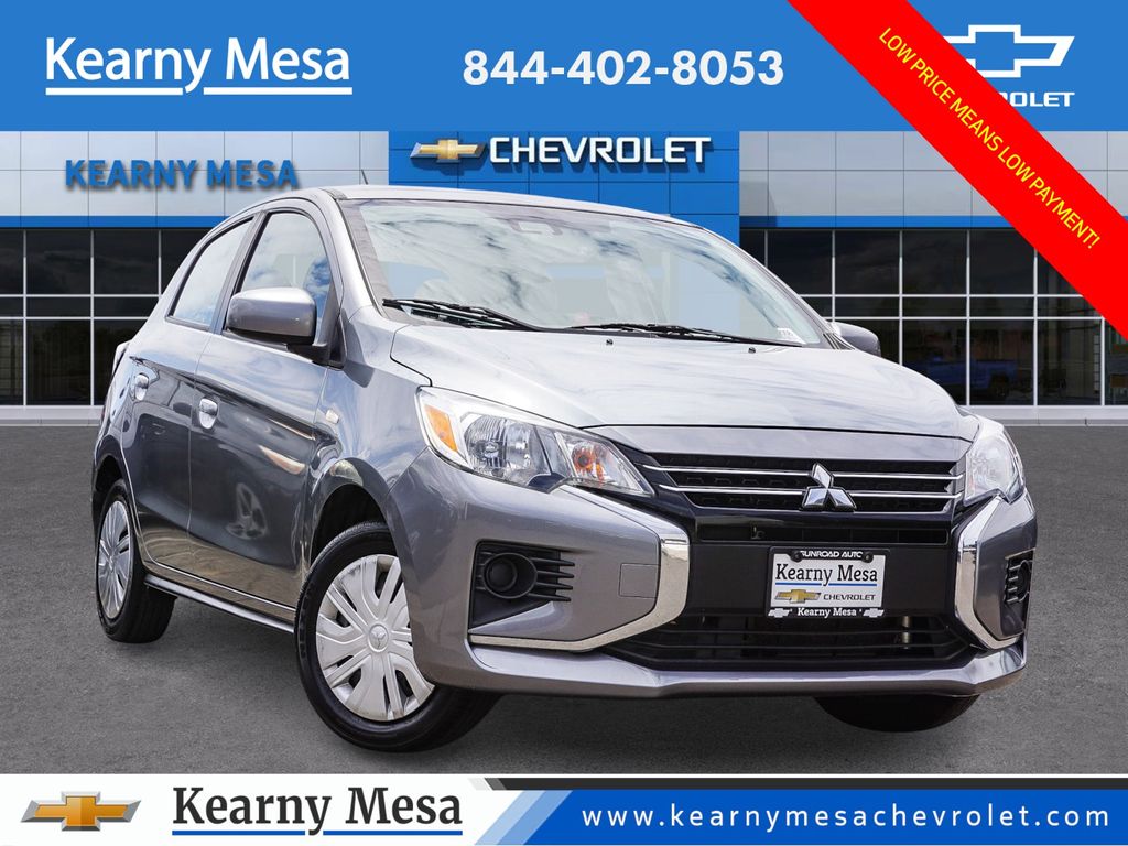 Mercury Gray Metallic 2021 Mitsubishi Mirage ES FWD Hatchback Front-Wheel Drive Continuously Variable Transmission
