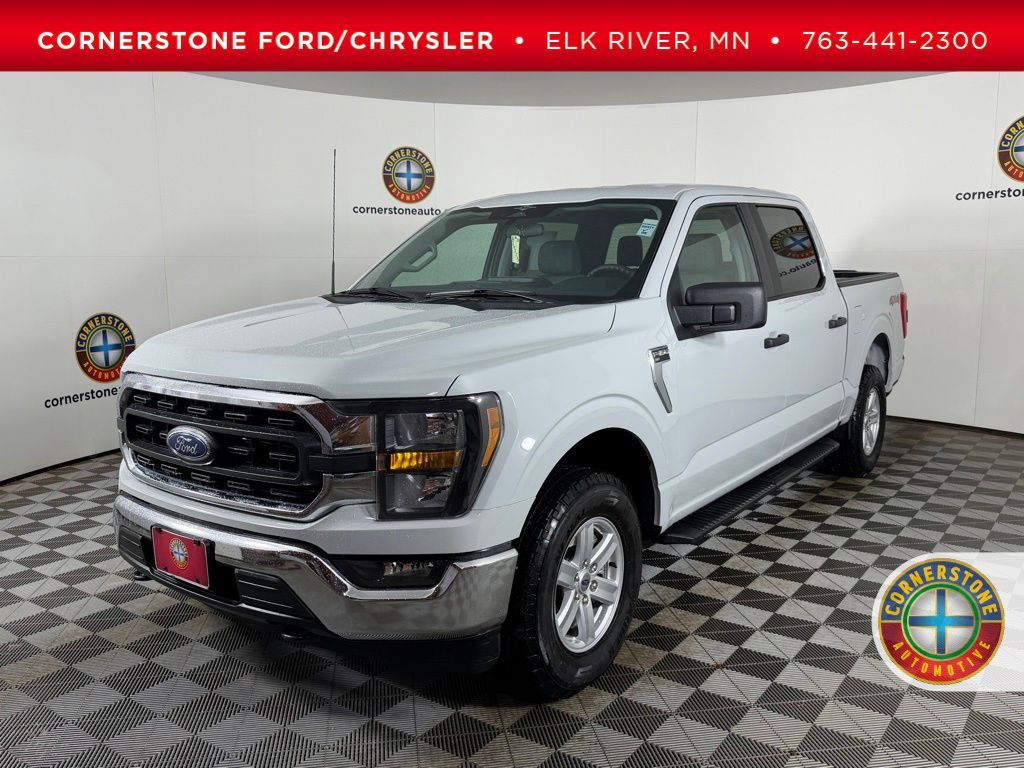 Gray 2023 Ford F-150 Pickup Truck Four-Wheel Drive Automatic