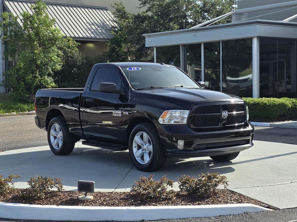 Black Clearcoat 2015 RAM 1500 Pickup Truck 4X2 8-Speed Automatic