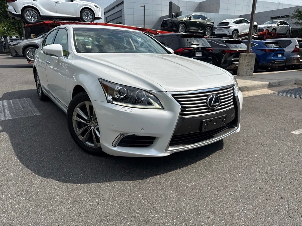 Starfire Pearl 2015 Lexus LS Sedan All-Wheel Drive 8-Speed Automatic