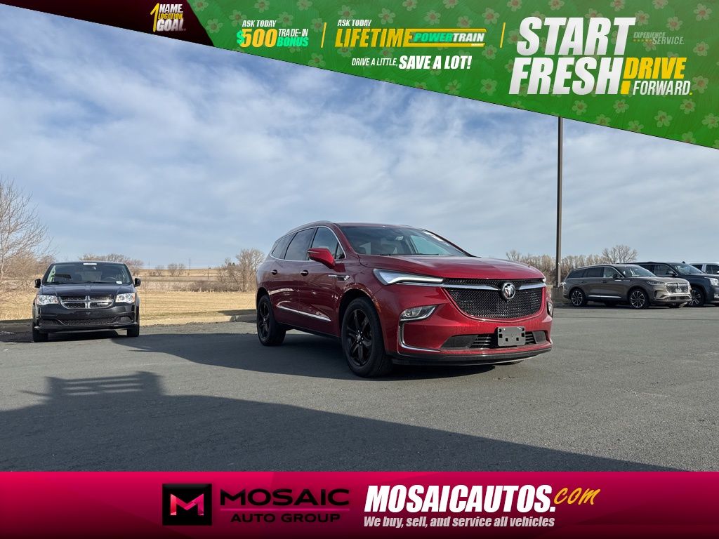 Cherry Red Tintcoat 2024 Buick Enclave Essence AWD SUV / Crossover Four-Wheel Drive 9-Speed Automatic