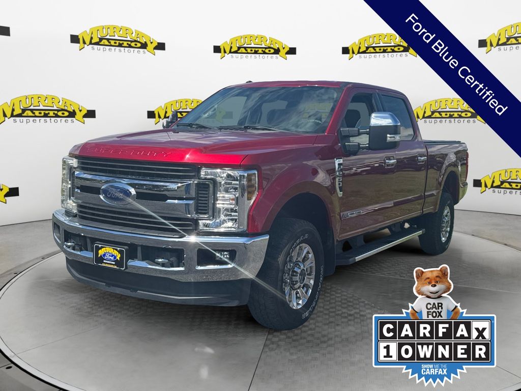Ruby Red Metallic 2019 Ford F-250 Super Duty Pickup Truck Four-Wheel Drive 6-Speed Automatic