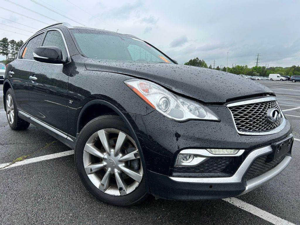 Black Obsidian 2017 INFINITI QX50 AWD SUV / Crossover All-Wheel Drive 7-Speed Automatic