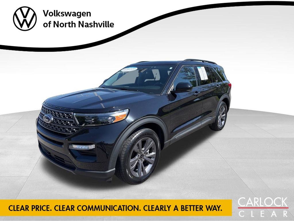 Agate Black Metallic 2023 Ford Explorer SUV / Crossover All-Wheel Drive Automatic