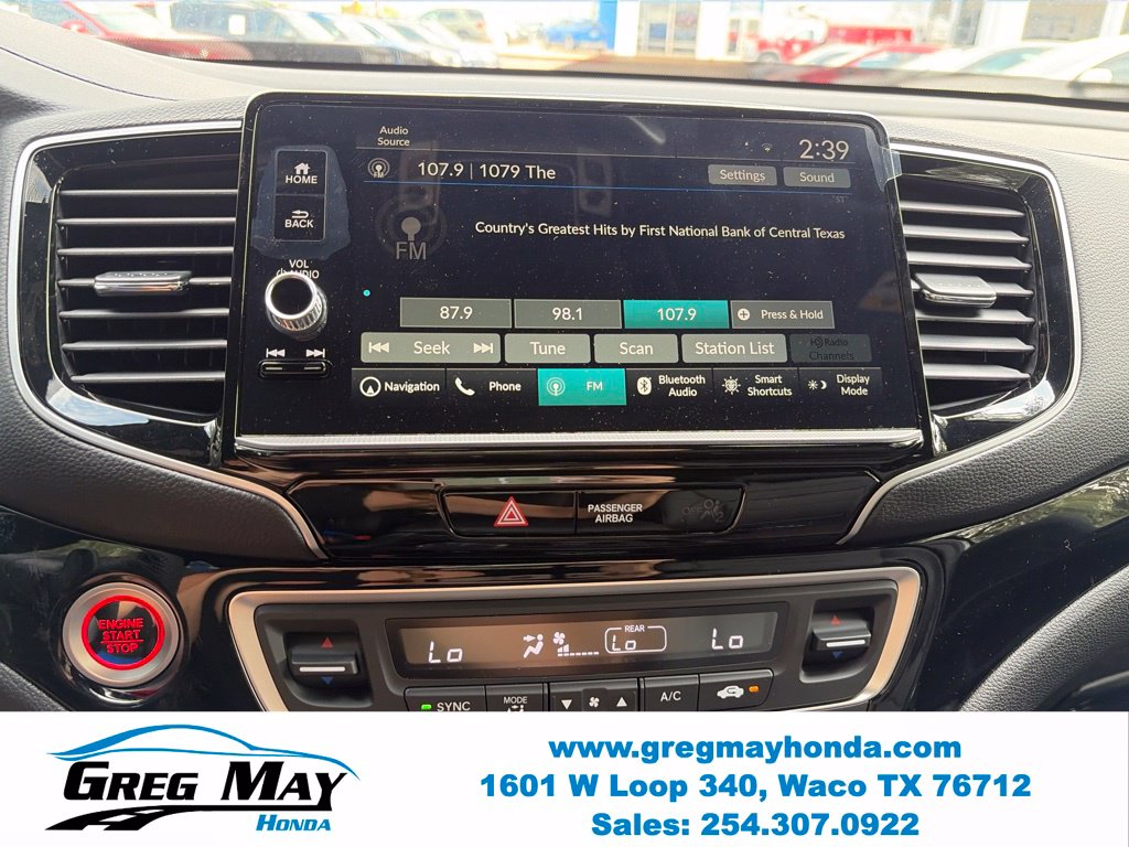 2026 Honda Ridgeline Black Edition White at Greg May Honda