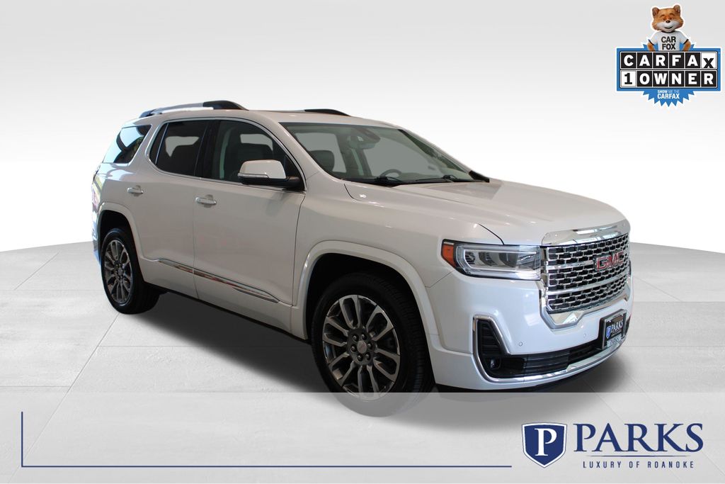 White Frost 2023 GMC Acadia Denali AWD SUV / Crossover Four-Wheel Drive 9-Speed Automatic