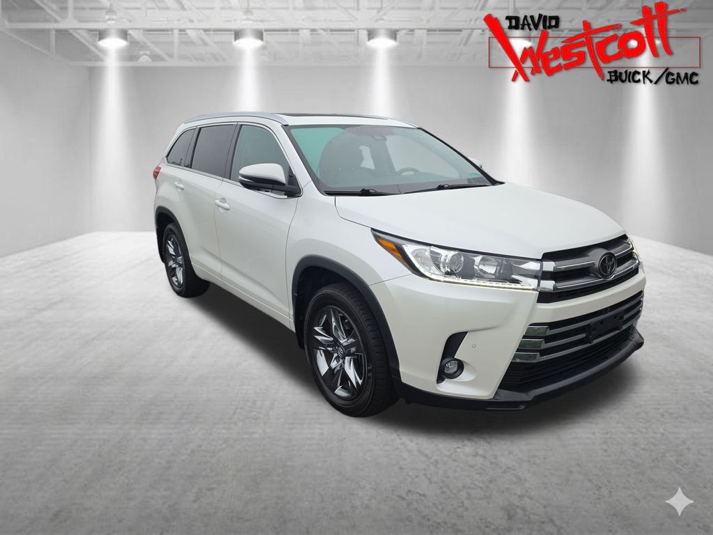 White (Blizzard Pearl) 2019 Toyota Highlander SUV / Crossover All-Wheel Drive 8-Speed Automatic