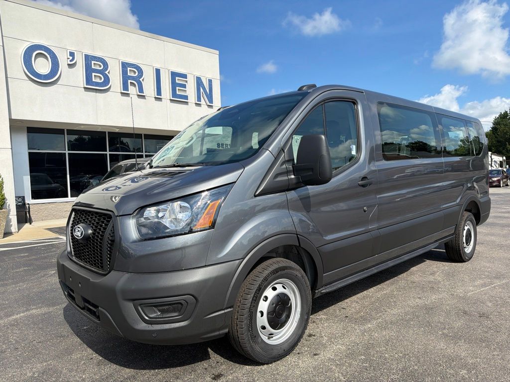 Gray Metallic 2026 Ford Transit Passenger Van Rear-Wheel Drive
