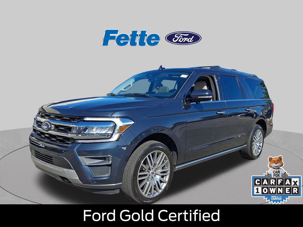 Blue Metallic 2024 Ford Expedition SUV / Crossover Four-Wheel Drive Automatic