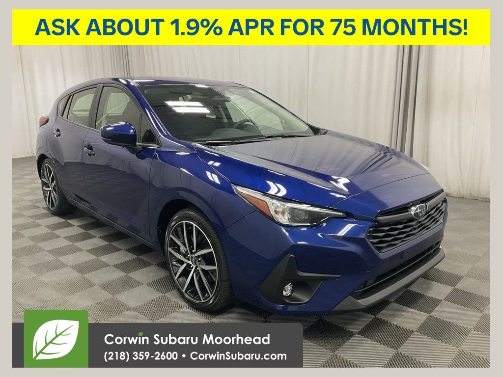 Blue 2026 Subaru Impreza Sport AWD Wagon All-Wheel Drive Continuously Variable Transmission