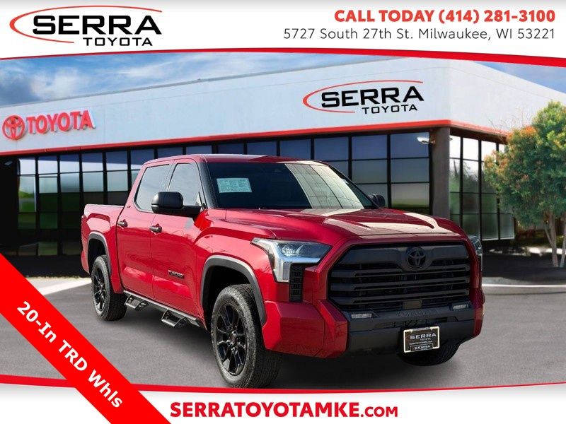 Supersonic Red 2022 Toyota Tundra SR5 CrewMax Cab 4WD Pickup Truck Four-Wheel Drive Automatic