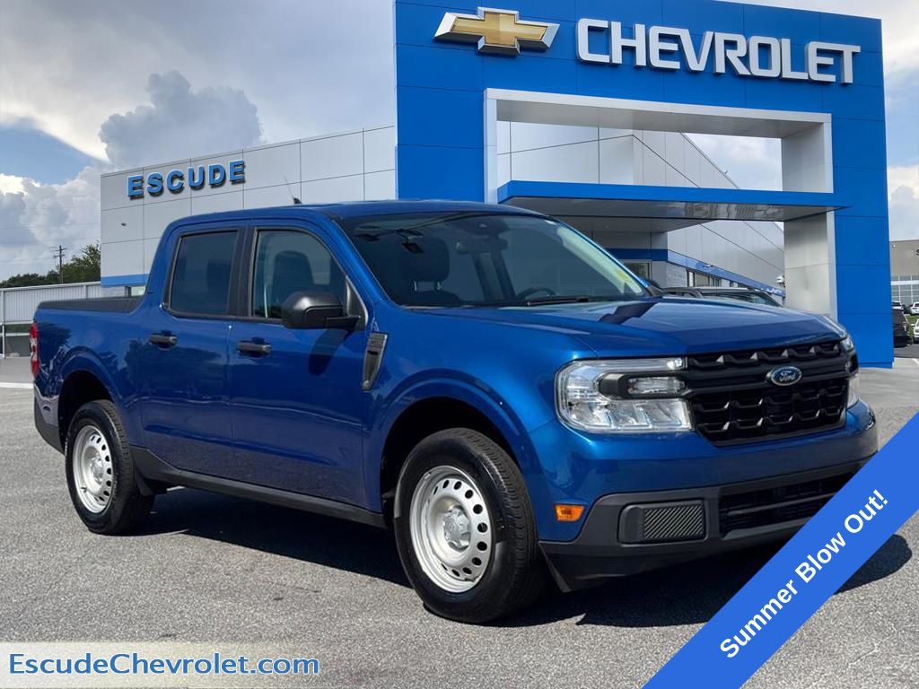 Blue Metallic 2024 Ford Maverick Pickup Truck Front-Wheel Drive 8-Speed Automatic