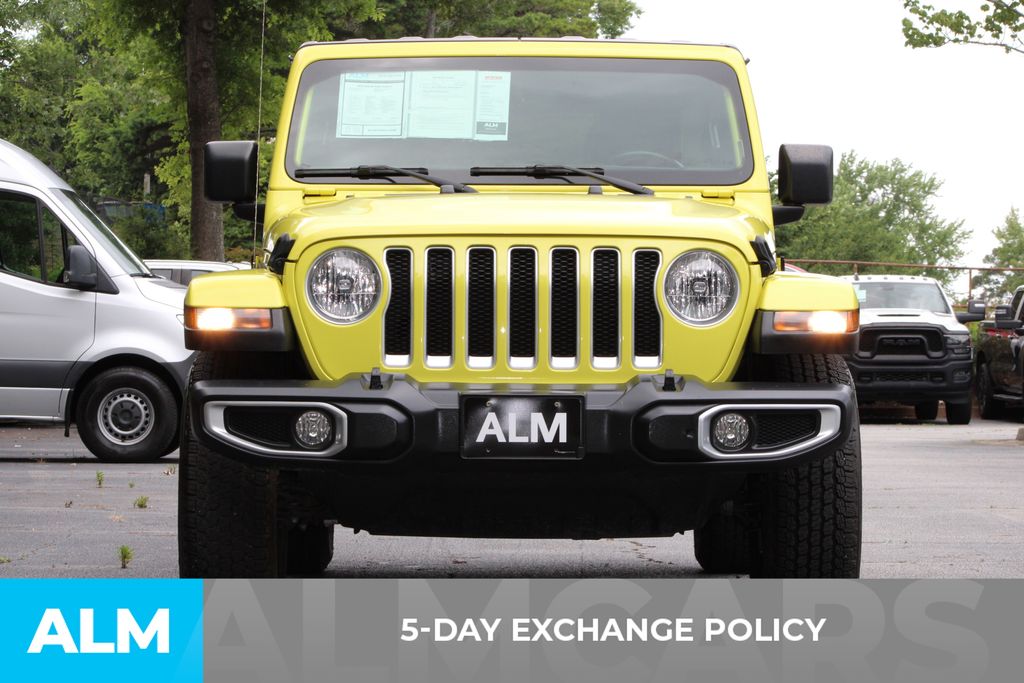 Used 2023 Yellow Jeep Sahara image 3
