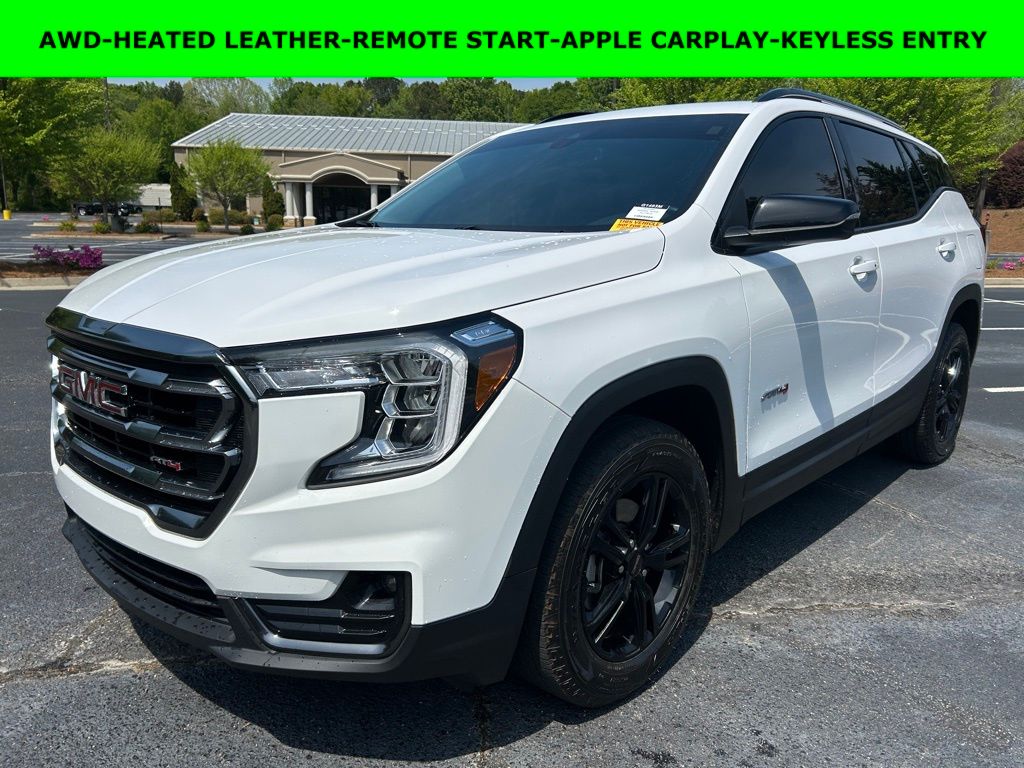 Summit White 2024 GMC Terrain AT4 AWD SUV / Crossover All-Wheel Drive 9-Speed Automatic