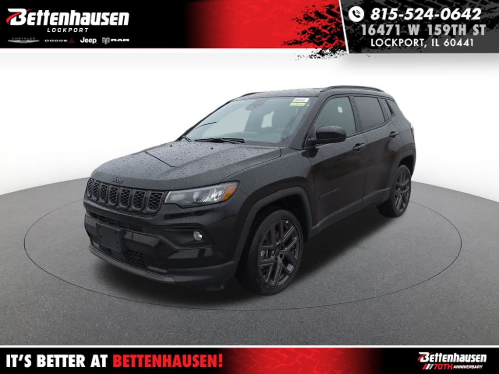 Diamond Black 2026 Jeep Compass SUV / Crossover Four-Wheel Drive 8-Speed Automatic