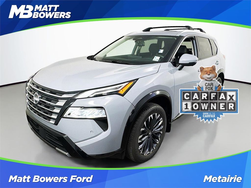 Boulder Gray Pearl 2025 Nissan Rogue Platinum FWD SUV / Crossover Front-Wheel Drive Continuously Variable Transmission