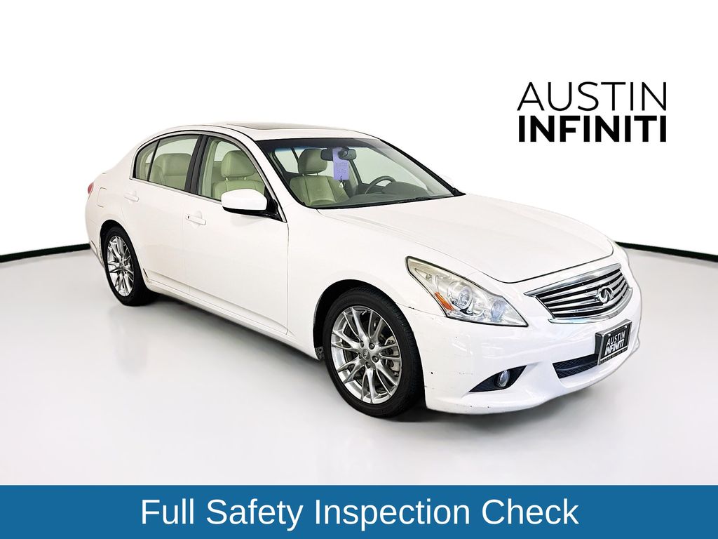 Moonlight White 2011 INFINITI G37 Journey Sedan RWD Sedan Rear-Wheel Drive 7-Speed Automatic