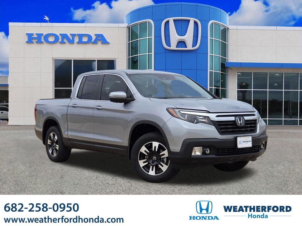 Lunar Silver Metallic 2020 Honda Ridgeline Pickup Truck All-Wheel Drive 9-Speed Automatic