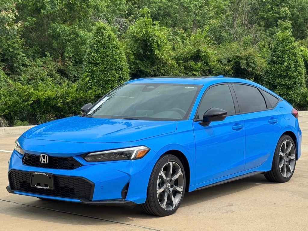 2026 Honda Civic Hybrid Sport Touring Blue at Community Honda