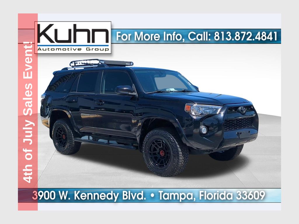 Midnight Black Metallic 2019 Toyota 4Runner SUV / Crossover Four-Wheel Drive 5-Speed Automatic Overdrive