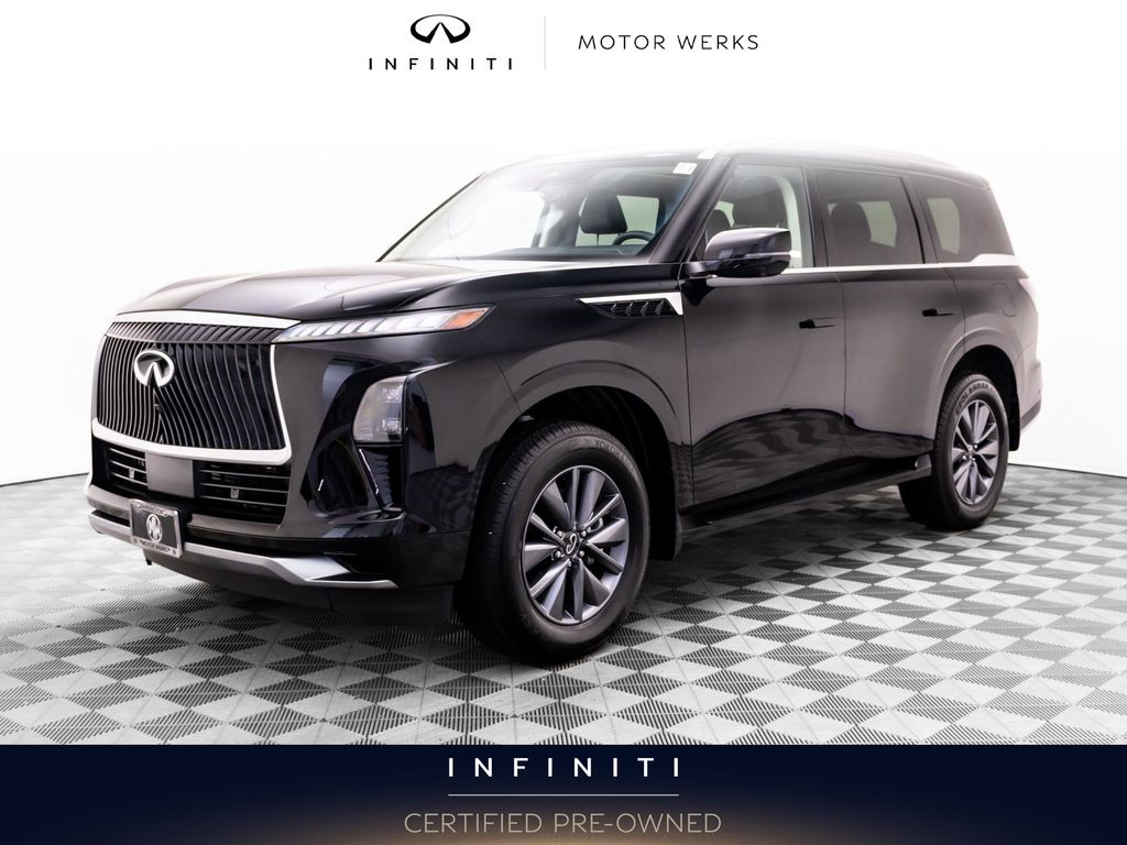 Black Obsidian 2026 INFINITI QX80 SUV / Crossover All-Wheel Drive 9-Speed Automatic