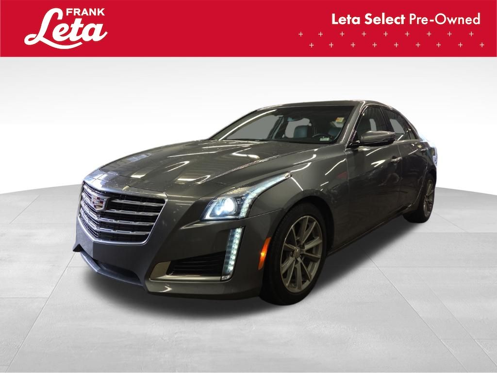 Gray (Satin Steel Metallic) 2018 Cadillac CTS 2.0T Luxury RWD Sedan Rear-Wheel Drive 8-Speed Automatic