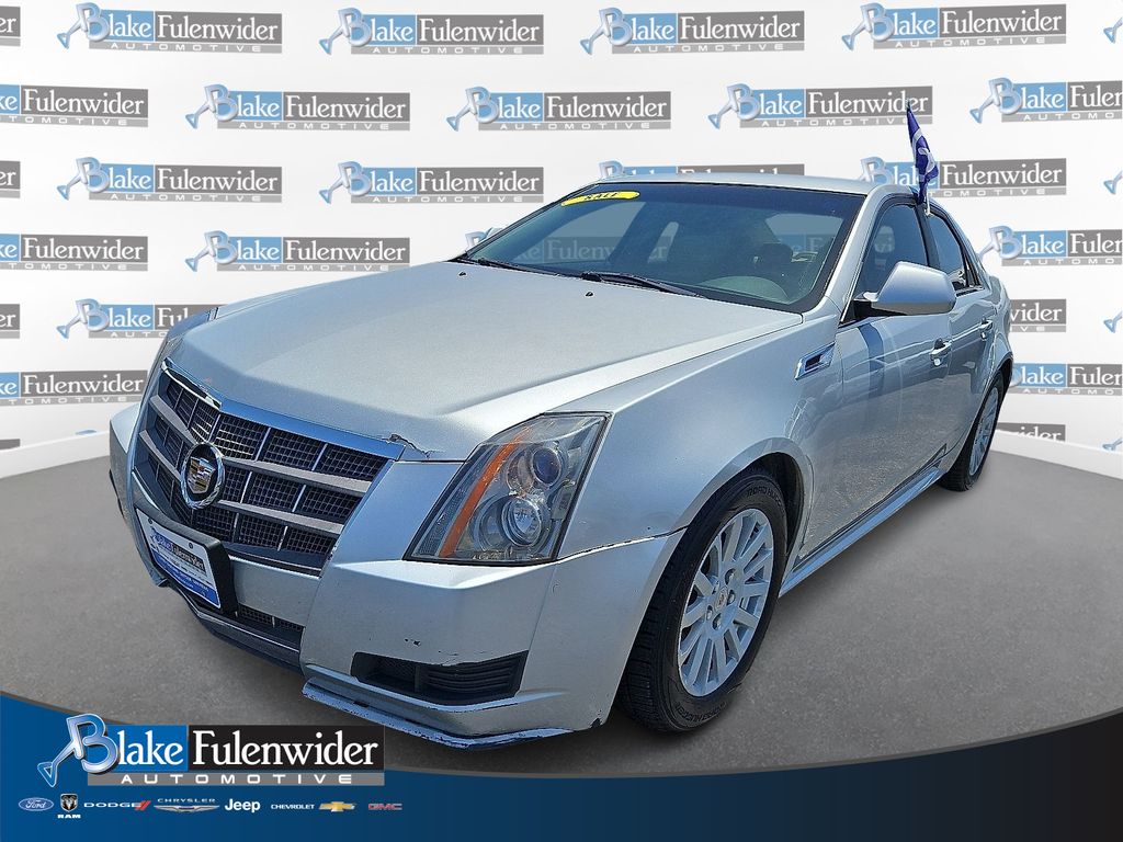 Radiant Silver Metallic 2011 Cadillac CTS Sedan Rear-Wheel Drive 6-Speed Automatic