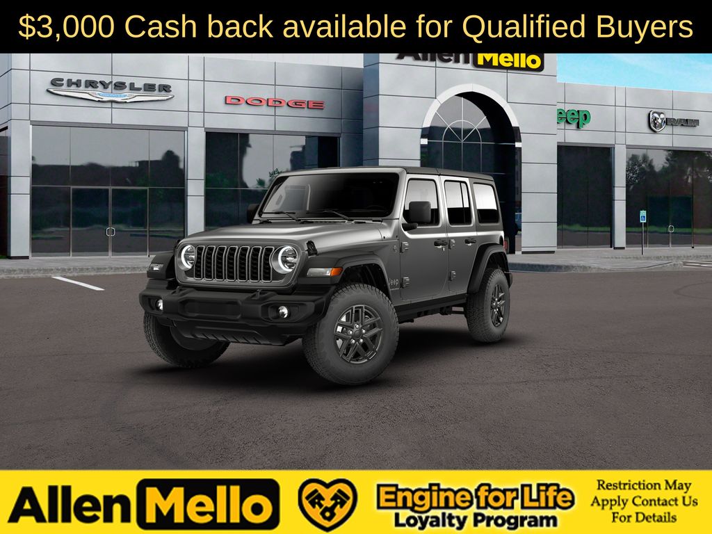 Gray (Granite Crystal Metallic Clearcoat) 2026 Jeep Wrangler SUV / Crossover Four-Wheel Drive 8-Speed Automatic
