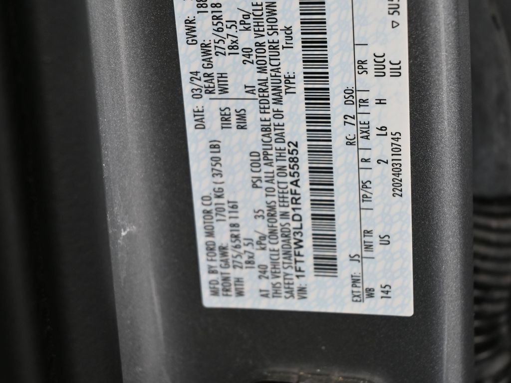 Used 2024 Silver Metallic Ford XLT image 17