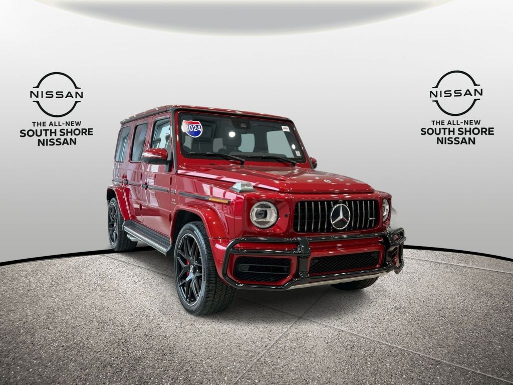 MANUFAKTUR Cardinal Red magno 2024 Mercedes-Benz G-Class AMG G 63 4MATIC SUV / Crossover All-Wheel Drive 9-Speed Automatic