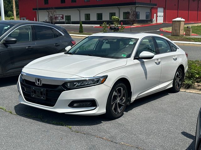Platinum White Pearl 2018 Honda Accord Sedan Front-Wheel Drive Continuously Variable Transmission