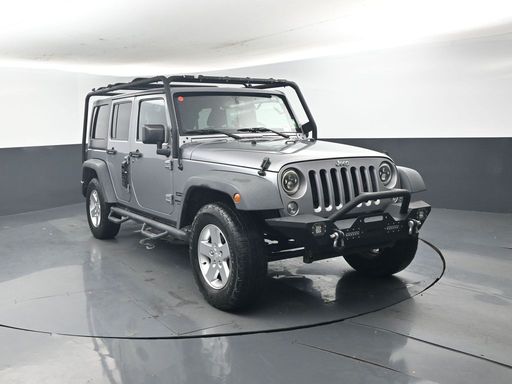 Billet Silver Metallic Clearcoat 2016 Jeep Wrangler Unlimited Sport 4WD SUV / Crossover Four-Wheel Drive 5-Speed Automatic