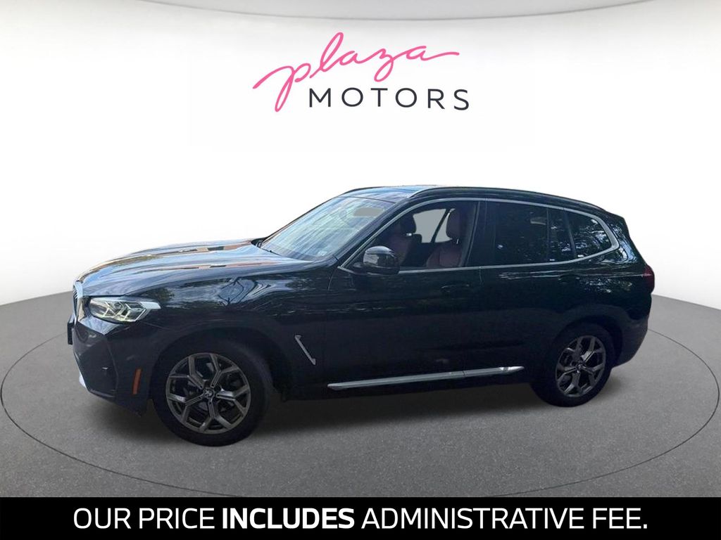 Black Sapphire Metallic 2022 BMW X3 SUV / Crossover All-Wheel Drive 8-Speed Automatic