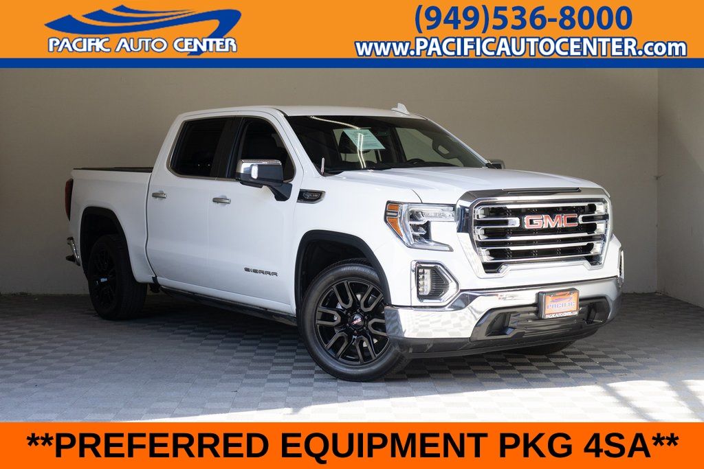 Summit White 2020 GMC Sierra 1500 Pickup Truck 4X2 8-Speed Automatic