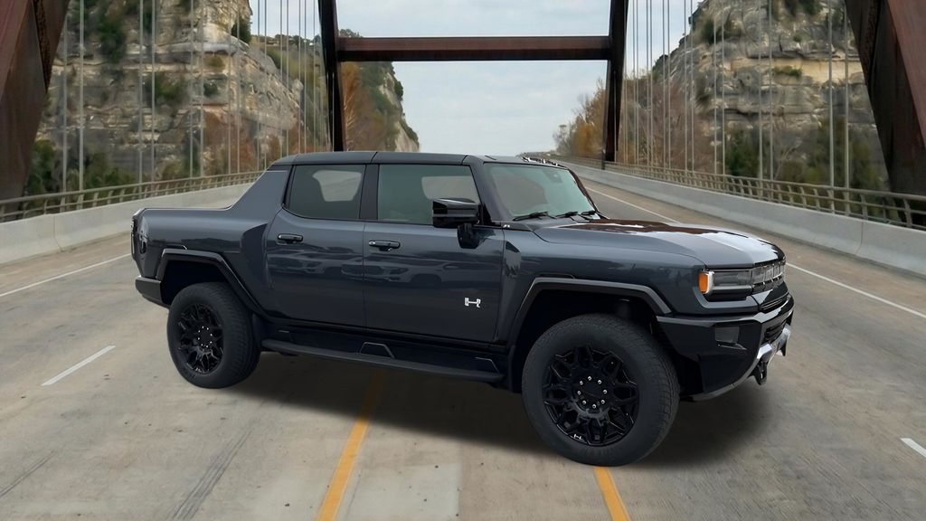 Gray (Graphite Blue Metallic) 2026 GMC Hummer EV Pickup 2X Crew Cab AWD Pickup Truck All-Wheel Drive 1-Speed Automatic