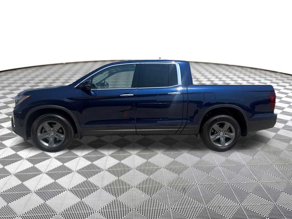 Blue 2023 Honda Ridgeline Pickup Truck All-Wheel Drive Automatic