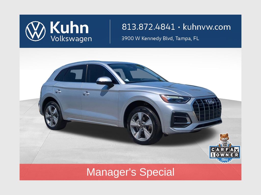 Florett Silver Metallic 2023 Audi Q5 SUV / Crossover All-Wheel Drive 7-Speed Automatic