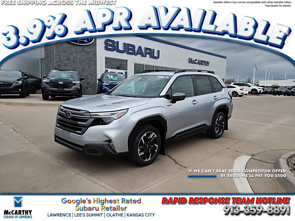 Silver Metallic 2026 Subaru Forester Hybrid Limited AWD SUV / Crossover All-Wheel Drive Continuously Variable Transmission
