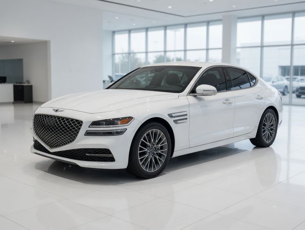 Uyuni White 2024 Genesis G80 2.5T AWD Sedan All-Wheel Drive Automatic